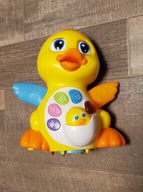 Interactive Yellow Musical Duck Toy for Kids